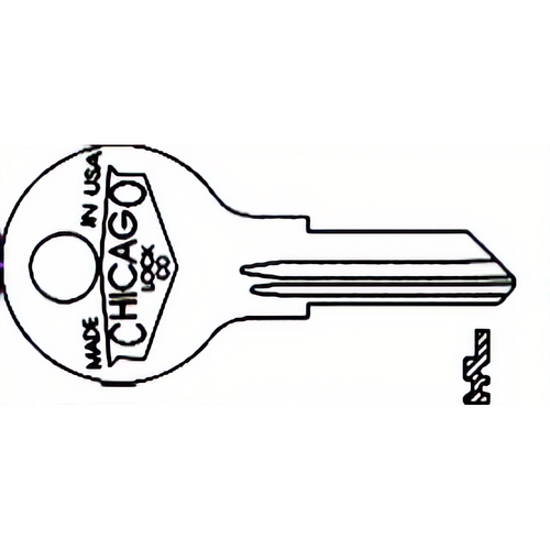 Compx DK501 Chicago Key Blanks 5-Disc