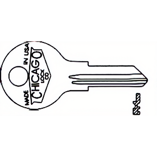 Compx DK502 Chicago Key Blanks 5-Disc