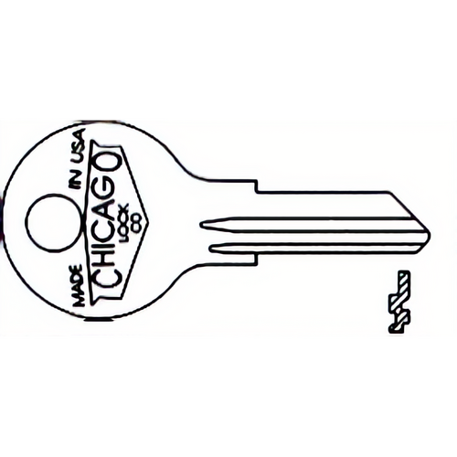Compx DK503 Chicago Key Blanks 5-Disc