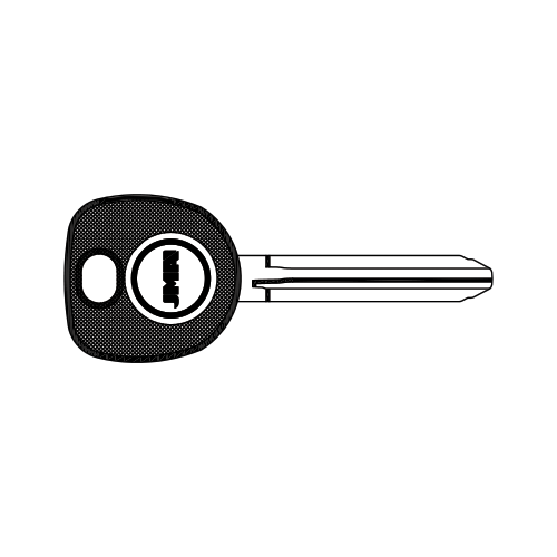 JMA TP08ISU-3D.P2 B100-PT GM Transponder Key Blank