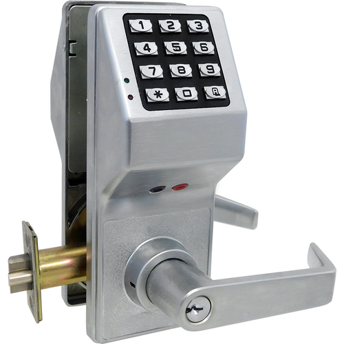 Alarm Lock DL5300/26D Trilogy Digital Mortise Lock Satin Chrome Finish