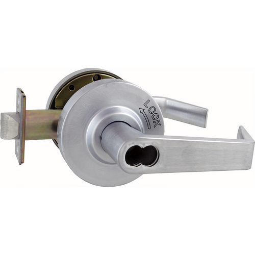 Arrow Lock QL97SR26D-IC-2 3/4 BS Classroom Security Sierra SFIC Less Core, 2-3/4in Backset, Grade 1, Satin Chrome