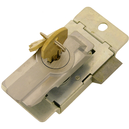 CCL 15767LHKACAT60 Left Hand Electrical Panel Lock, Keyed Alike, Satin Chrome, Cat60
