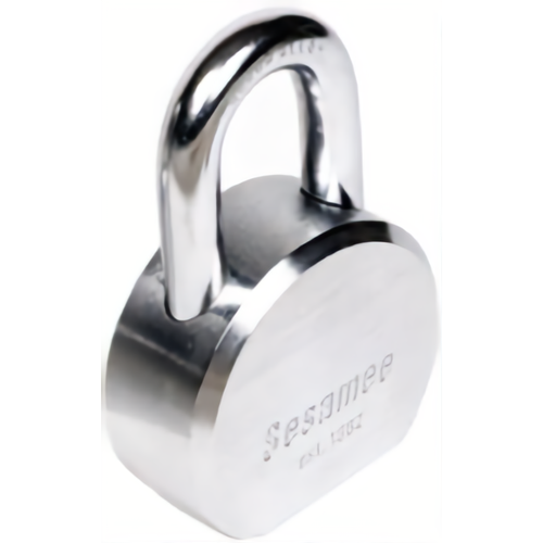 CCL 93610KIK Keyed Round Body Padlock, 1-1/8in Molybdenum Shackle, Hardened Steel