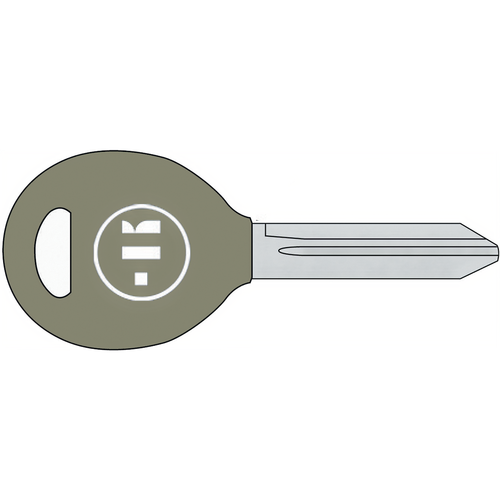 Keyline Y159TK TAN Chrysler Shell Only No Chip Y164-PT