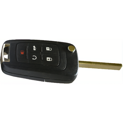 Remotes Head Keys & Remotes GM-796 GM 5 Button Flip Key RHK L,U,P,T,RS