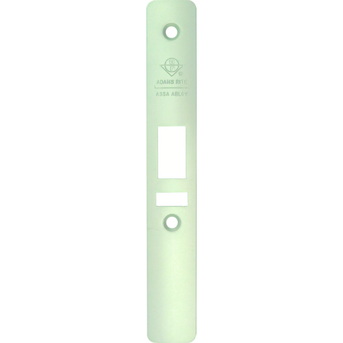 Adams Rite 24-0017-1220-628 Standard Duty Radius Faceplate Clear Anodized Aluminum Finish