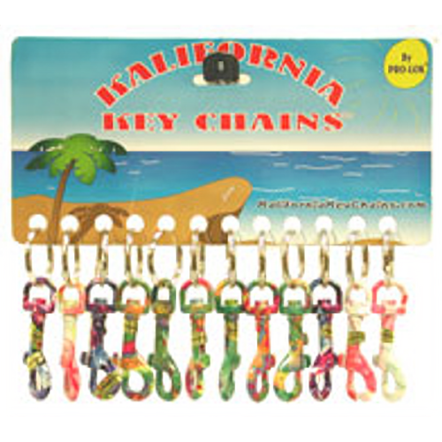 Pro-Lok K266-C Snap Clip Tie-Dyed Metal Card/12