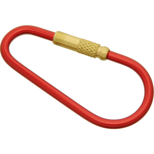 Malibu Key Rings KR-5 RED Small Screw Key Ring