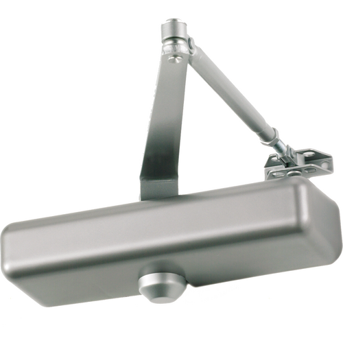 Falcon Lock SC61A-RWPA-SLIM 689 Medium Duty Surface Door Closer, Adjustable Sizes 1-5, Grade 1, Aluminum