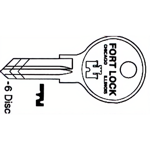 Compx KML54G Fort Key Blanks F/23000 Series Master