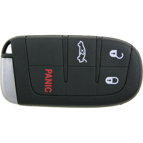Remotes Head Keys & Remotes CHRY-1601 Dodge 4 Button Logo 4th Gen PEPS L,U,T,P