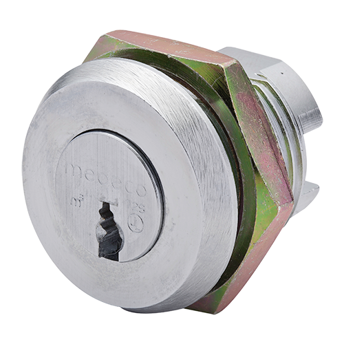 Medeco 640550AT-W-26-G8-S Biaxial Car Wash Lock, G8 Keyway, Sub-Assembled, Satin Chrome 26