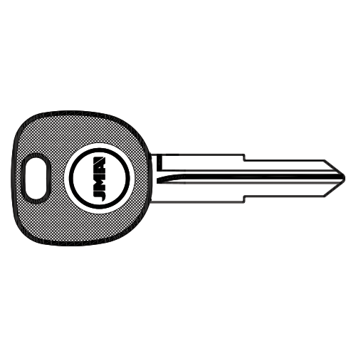 JMA TP12DAE-4.P2 B114-PT GM Transponder Key Blank