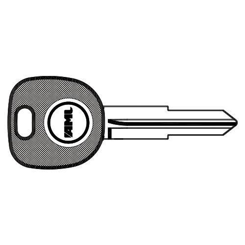 JMA TP12DAE-4D.P2 B114R-PT GM Transponder Key Blank