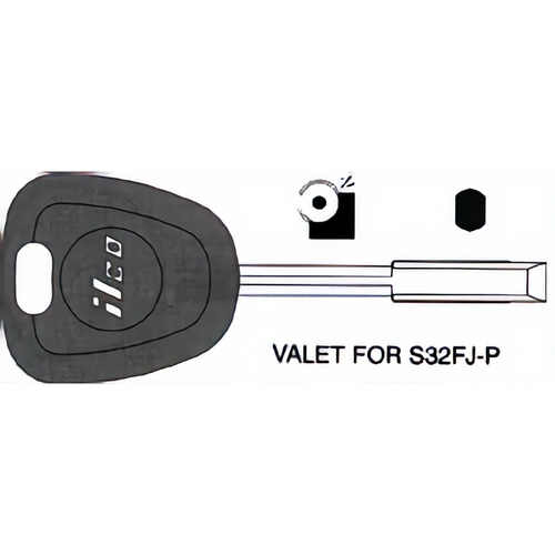 Dormakaba S33FJ-P Jaguar, Ford International Key Blank TBE2