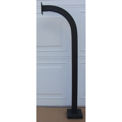The Housing PS042B 42in Gooseneck Pedestal Black