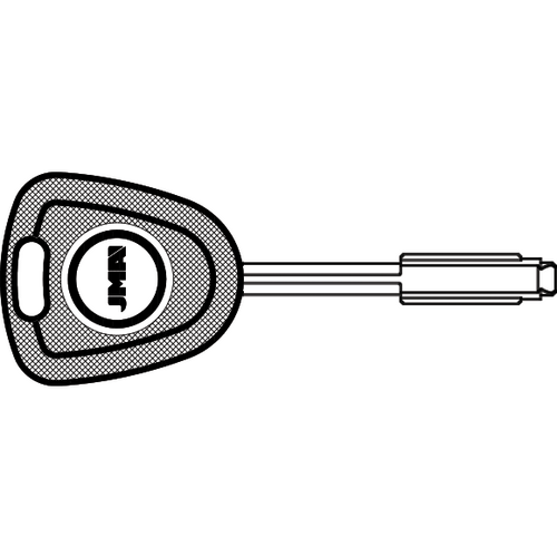 JMA TP08JAU-1.P JAG03 Jaguar Transponder Key Blank