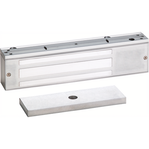 Security Door Controls 1571-V 1200lbs EMLock Single Door Electromagnetic Lock, 12/24VDC, UL Listed, Grade 1