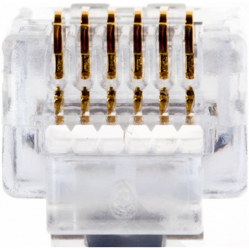 Platinum Tools 100026C EZ-RJ12/11 Connector 50 Piece Clamshell