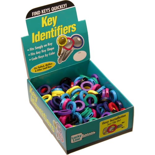 Luckyline 16400 Small Key Identifier Assorted 200/Box