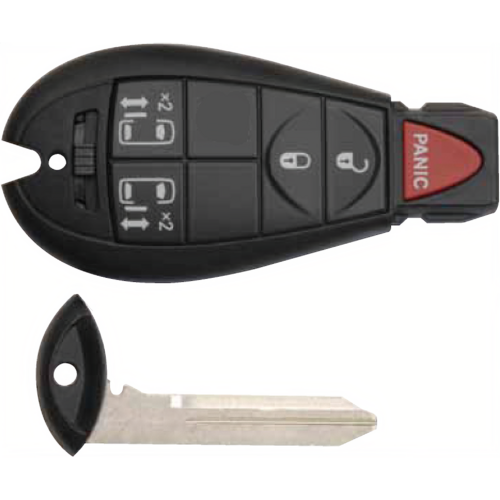 Remotes Head Keys & Remotes FOBIK-2104 Chrysler 5 Button FOBIK L,U,P,SD,SD