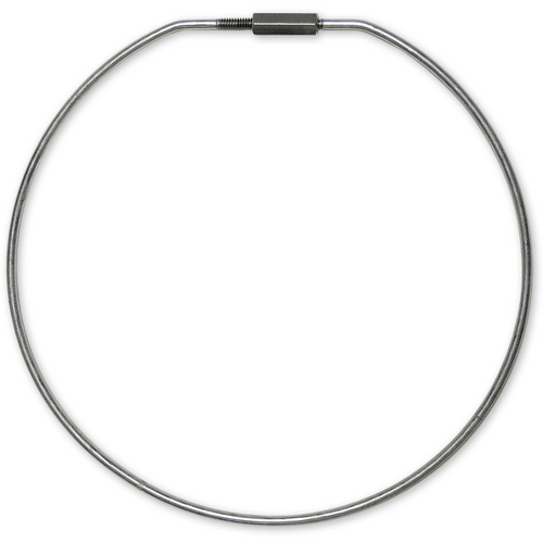 Luckyline 79115 Key Ring 11in Threaded Lock, Silver 5/Pack