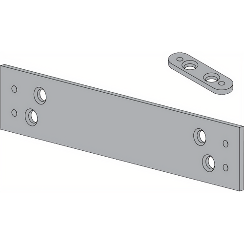 LCN 1260-18QF-AL Quick Fix 689 Aluminum Bracket Plate