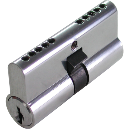 GMS PR11KW26D Euro Profile Double Cylinder, Kwikset Keyway, 626/US26D Satin Chrome