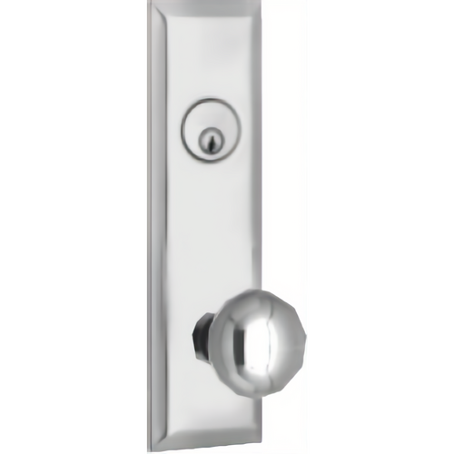 Marks Hardware NY01-10/32D-ISO +New Yorker Knob Exterior Plate x Hole