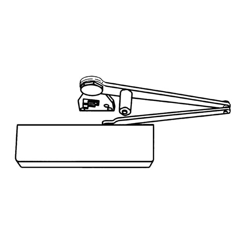 Norton CLP7500-SN-689 ADA Heavy Duty Adjustable Surface Door Closer, Grade 1, Non-Hold Open