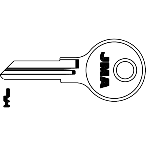 JMA CHI-9DE-BR K101 AP1 101AM Chicago Key Blank Brass