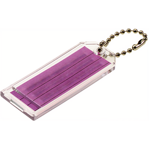 Luckyline 90101 Large ID Tag w/Chain Assorted 1/Card