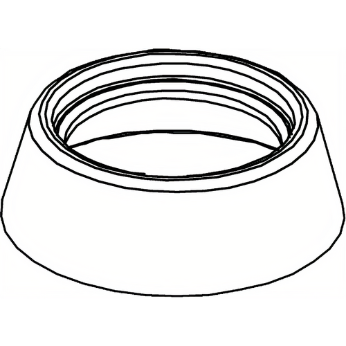 Marks Hardware A9276/26D Tapered Collar with Insert, 1/2in High, 626/US26D Satin Chrome