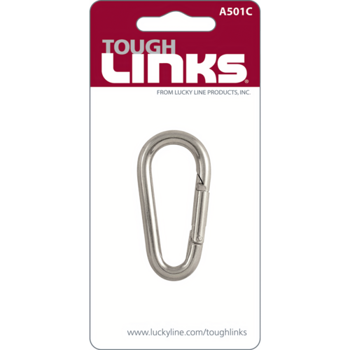 Luckyline A501C 2-3/8in Interlocking Snap, Zinc-Plated Steel 1/Card