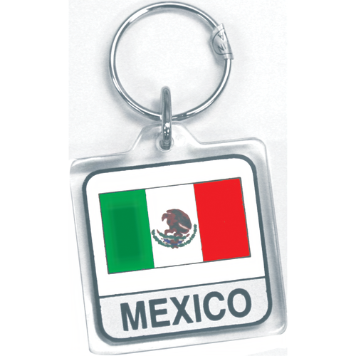 Pro-Lok K311-C Mexico Acrylic Flag Ring Card/12