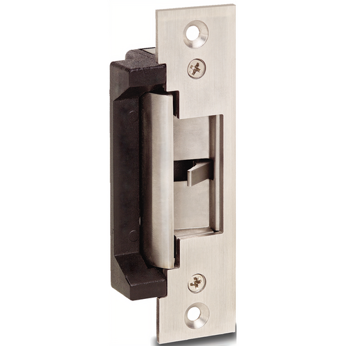 Security Door Controls 25-4-U Low Profile Electric Strike, 12/24VDC, Fail Safe/Secure, Stainless Steel