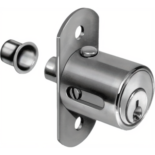 Compx C8142-KA101-26D Pin Sliding Door Lock 1-1/8in