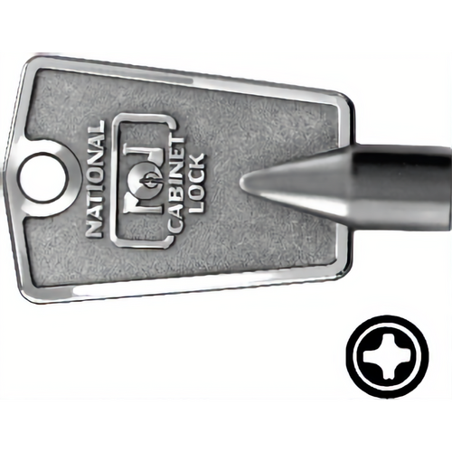 Compx D8590 National Original Key Blanks Cross Shape