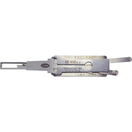 Lishi HU66 TWIN 2-in-1 Pick/Decoder VW/Audi HU66 (Twin Lifter)