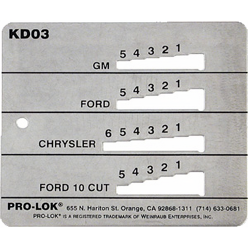 Pro-Lok KD03 Decoder GM-Ford-Chrysler