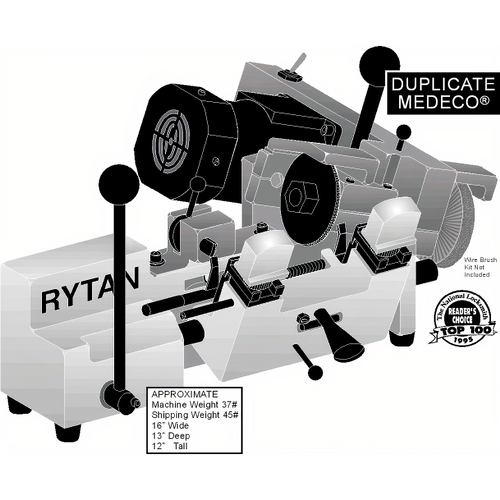 Rytan RY256 Key Machine Semi Auto Cuts Medeco