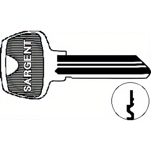 Sargent 6270HN 6-Pin Multi-Keyway Composite Key Blank