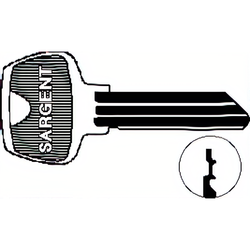 Sargent 6270RH 6 Pin Multi-Keyway Composite Key Blank