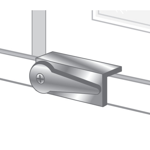 Pro-Lok EWL-111-B Window Lock Wood Sash Keyed Brass