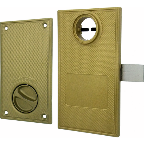 Marks Hardware W3770 Double Cylinder Swinging Gate Lockset, 1-3/8