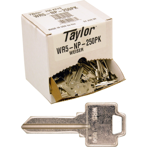 Dormakaba 250-WR5-NP Weiser 250 Bulk Pack Key Blanks