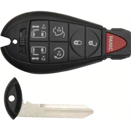 Remotes Head Keys & Remotes FOBIK-2156 Dodge 7 Button FOBIK L,U,P,SD,SD,H,RS