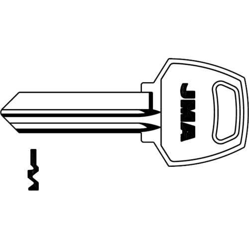 JMA COR-56E-BR CO89 A1001ABM Corbin Key Blank
