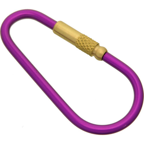 Malibu Key Rings KR-5 PURPLE Small Screw Key Ring